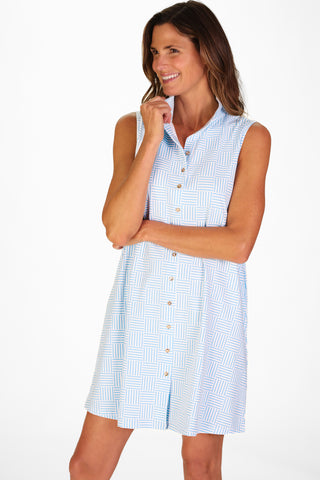 Sabrina Dress in Harbor Hues
