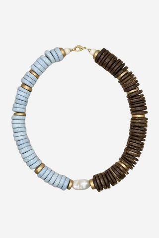 Southern Marc Two-Tone Porto Lagos Collar Necklace