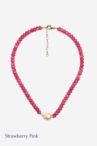 Susie Quartz Beaded Necklace by Lisi Lerch
