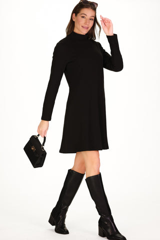 Tabby Dress in Black SuperSoft