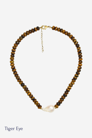 Susie Quartz Beaded Necklace by Lisi Lerch