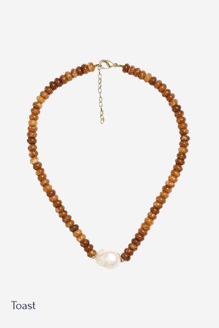 Susie Quartz Beaded Necklace by Lisi Lerch