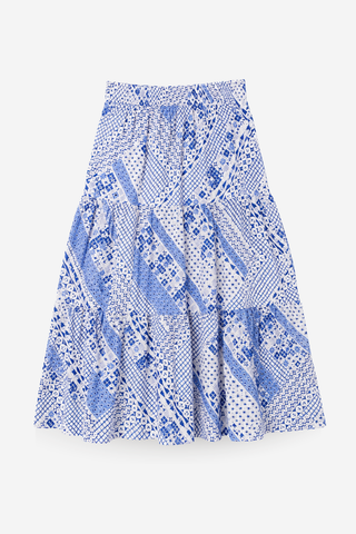 The Tansy Skirt in Blue Breeze
