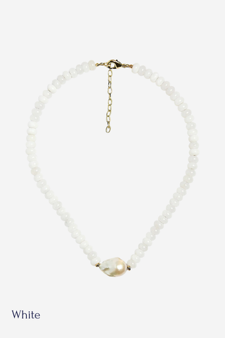 Susie Quartz Beaded Necklace by Lisi Lerch