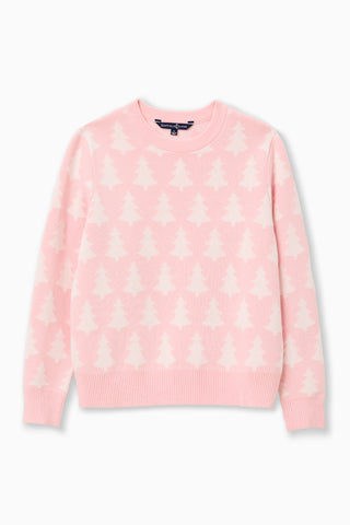 Snowy Trees Crew Neck Sweater