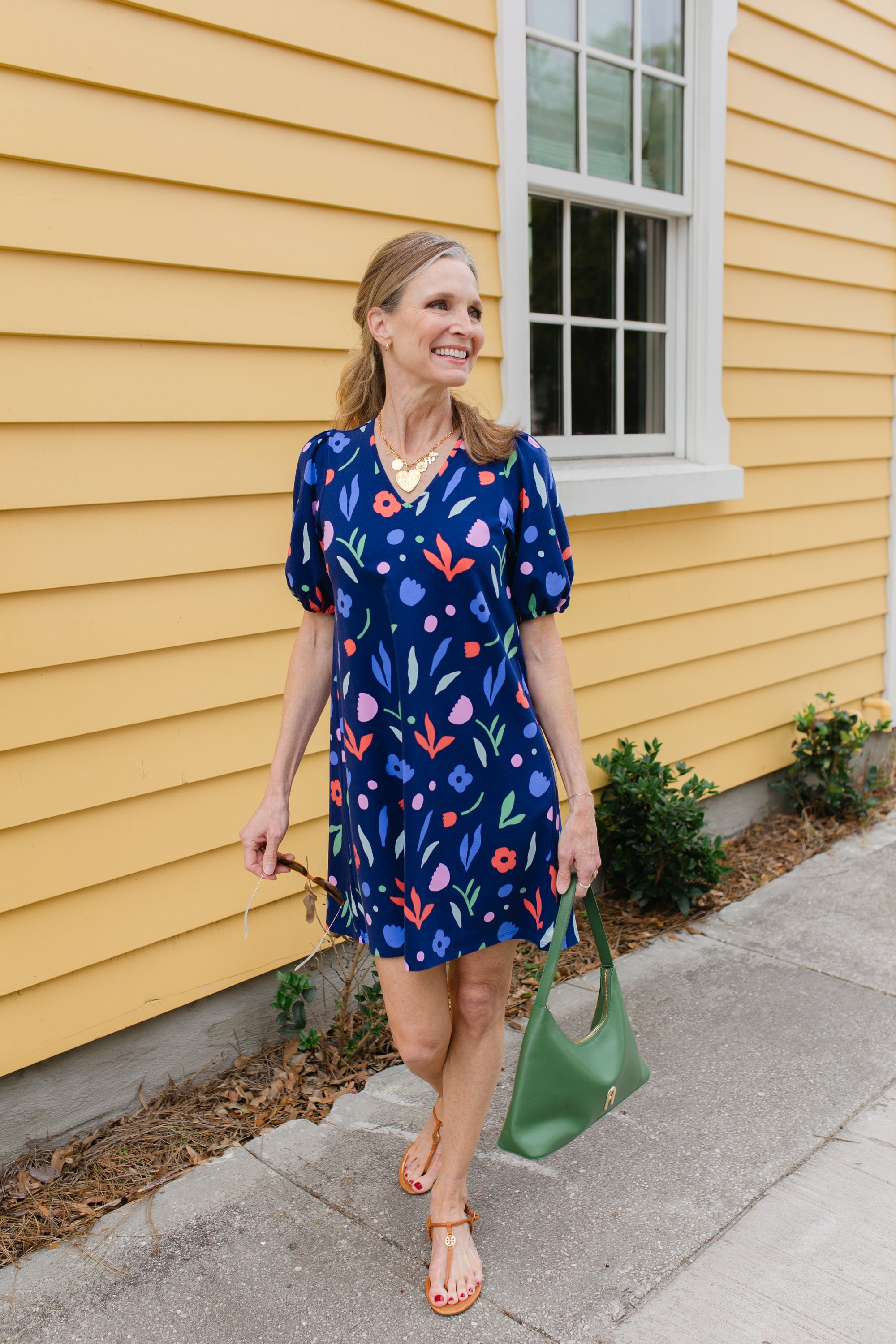 Laurel Dress in Cut Out Garden S