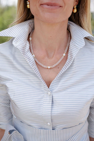 Jenny Quartz Beaded Necklace by Lisi Lerch