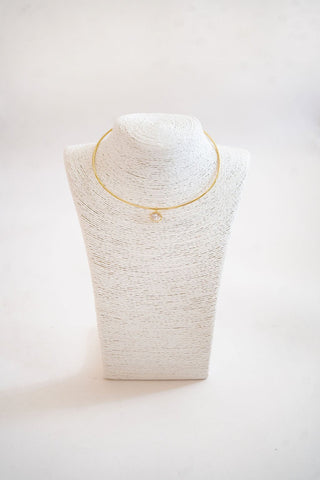 Oval Bezel Collar Necklace by Lisi Lerch