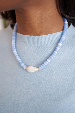 Susie Quartz Beaded Necklace by Lisi Lerch
