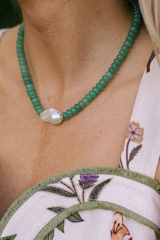 Susie Quartz Beaded Necklace by Lisi Lerch