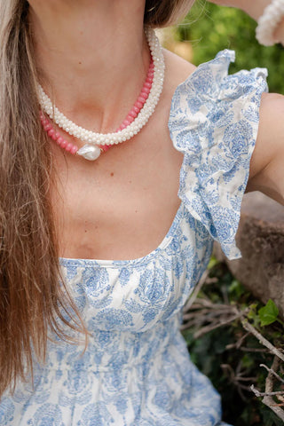 Susie Quartz Beaded Necklace by Lisi Lerch