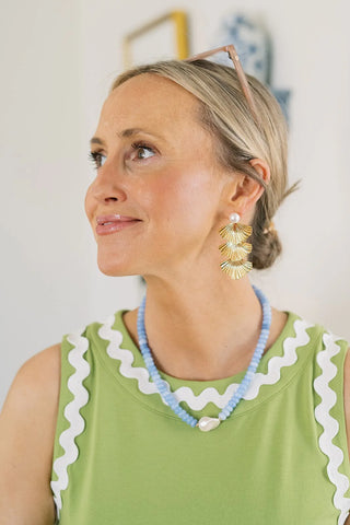 Susie Quartz Beaded Necklace by Lisi Lerch