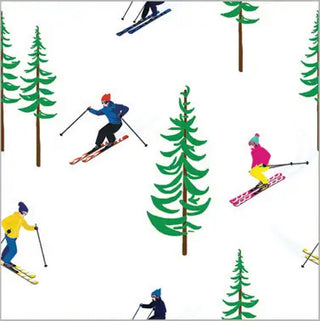 Ski Resort Tea Towel