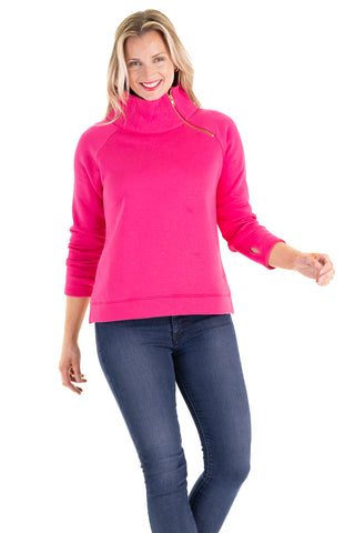 Bowen Sweatshirt in Pink Punch