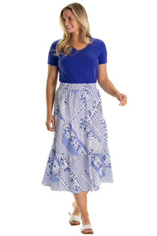 The Tansy Skirt in Blue Breeze