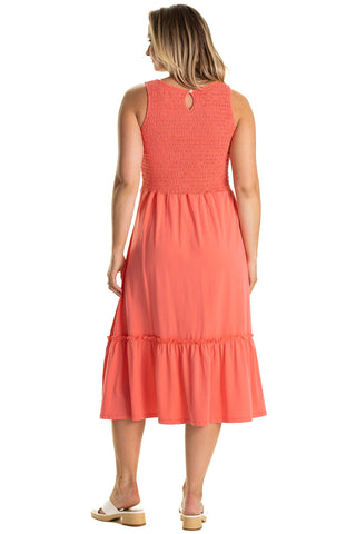 The Jane Dress in Coral