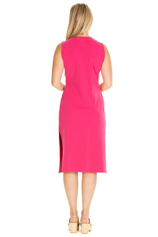 The Delia Dress in Raspberry