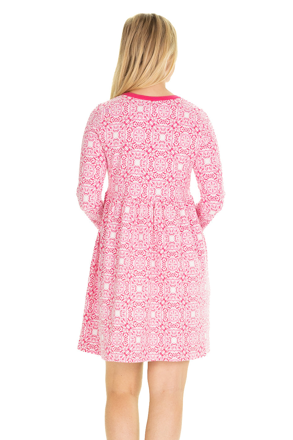 glenda pink dress Estilo de vida millonario