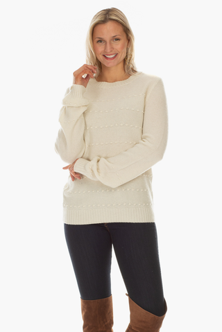 Dawson Sweater in Marshmallow