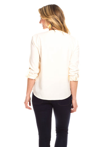 Mayberry Top in Ivory