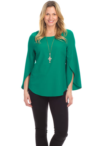 Madison Top in Emerald