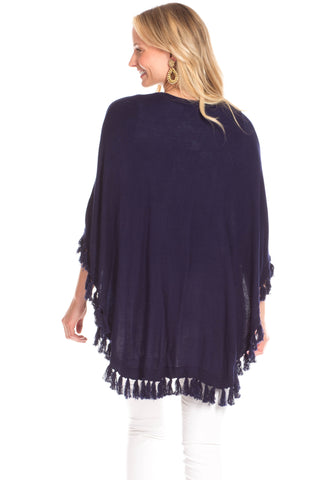 Penny Poncho in Navy
