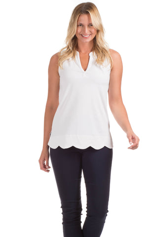 Walsh Top in White