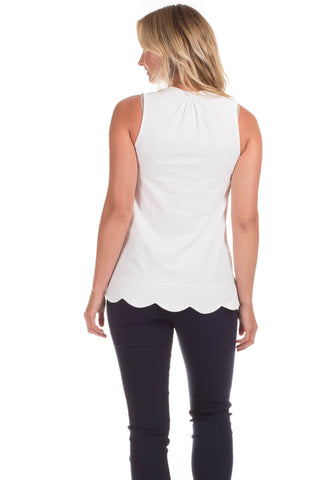 Walsh Top in White