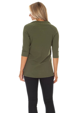 Chadwick Top in Olive