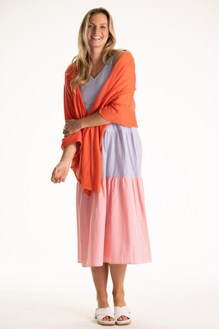 The Ryan Wrap in Coral